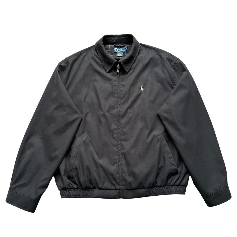 🔃Polo By Ralph Lauren Men’s Black Front Zip Jacket